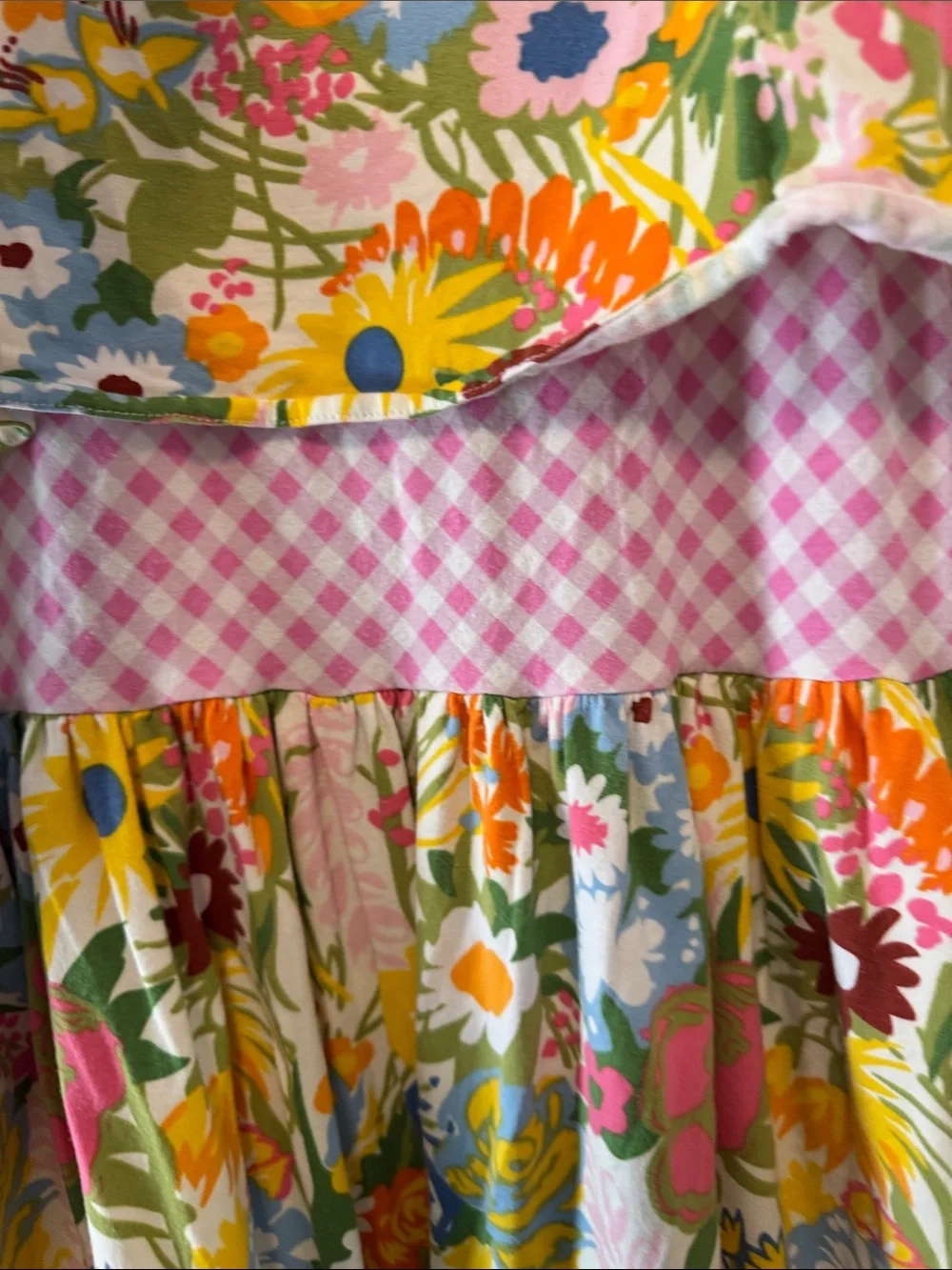 Matilda Jane Floral Maxi Dress in Yellow, Pink, and Green
